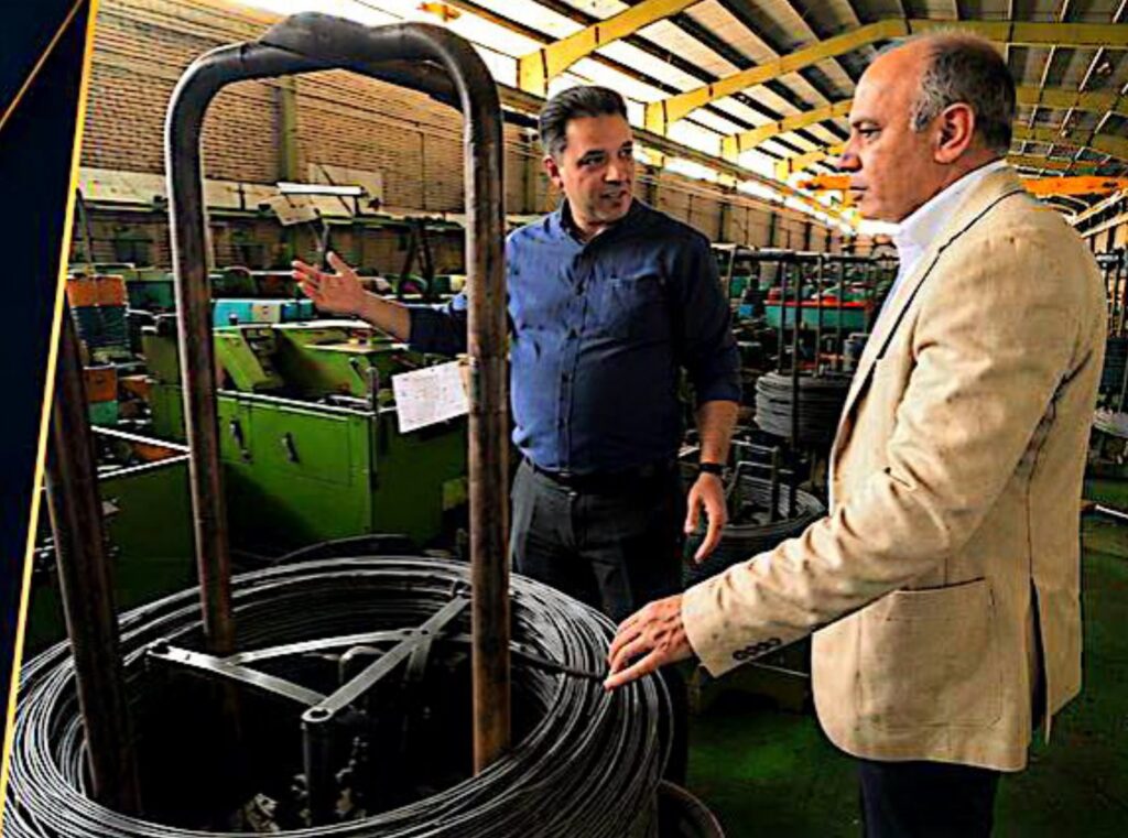 Visit to a wire rod processing line
